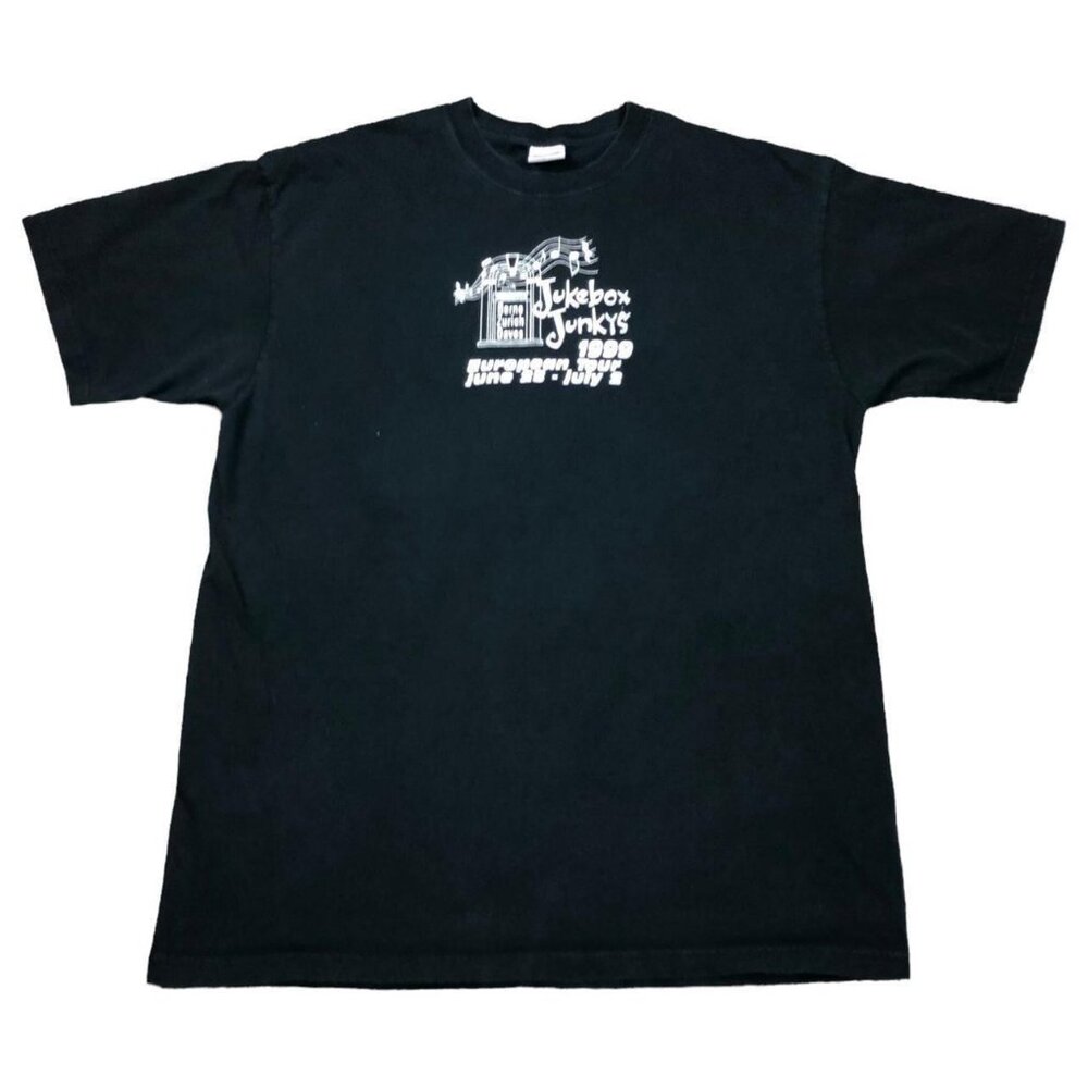 Vintage Anvil 1999 Jukebox Junky’s European Tour Shirt Adult Size XL